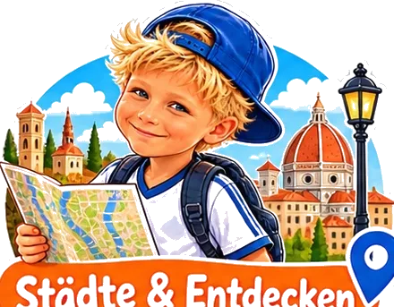 Familie auf einer Frühlingsreise